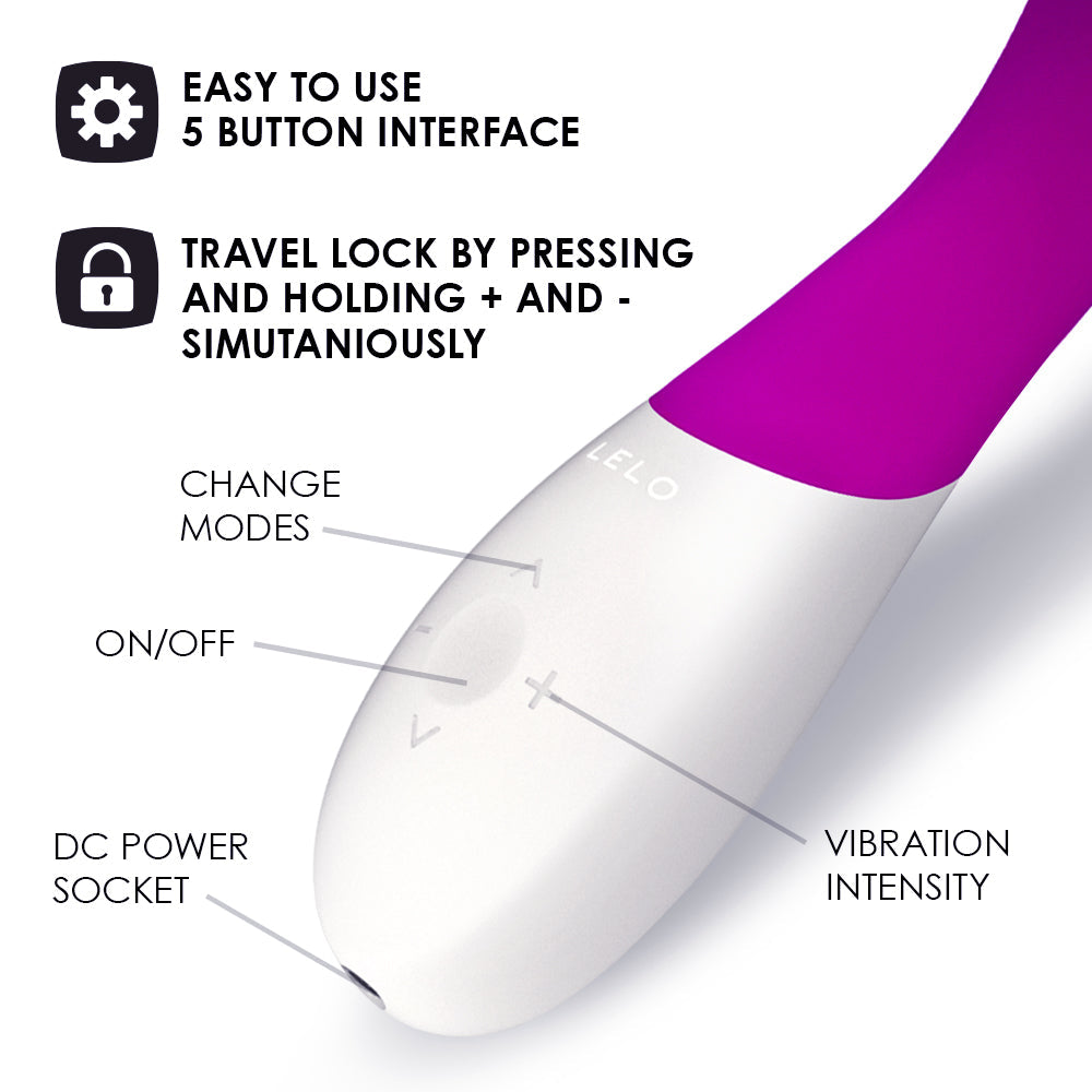 Lelo Mona Wave G-Spot Stimulator Deep Rose