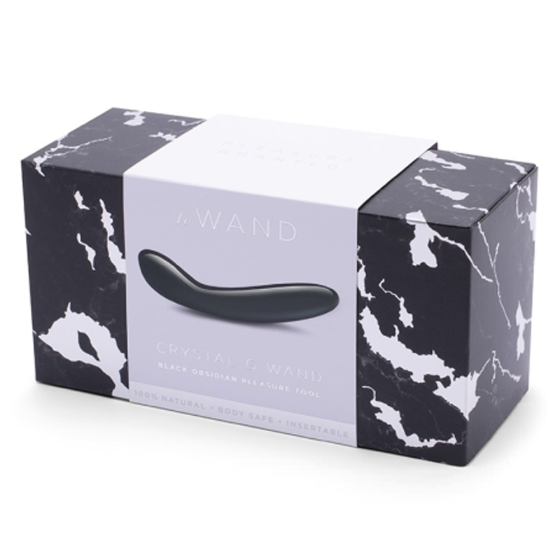 Le Wand Crystal G Wand - Black Obsidian