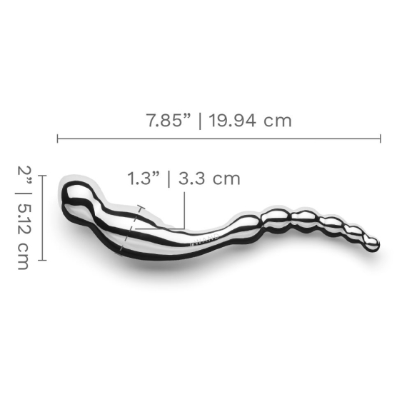 Le Wand Swerve Stainless Steel Dildo