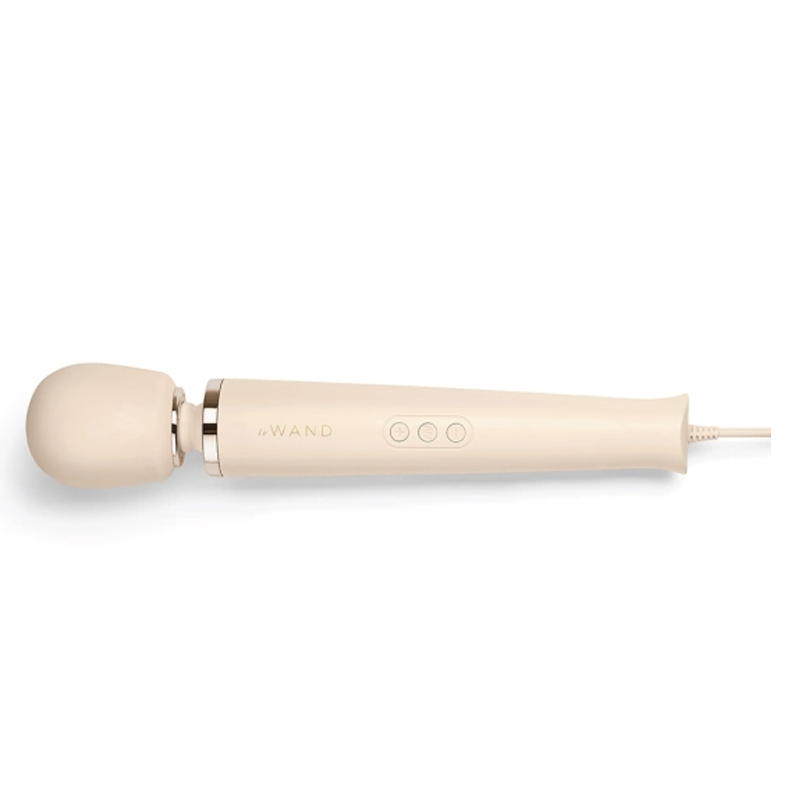 Le Wand Plug-In Vibrating Massager - Cream