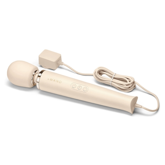 Le Wand Plug-In Vibrating Massager - Cream