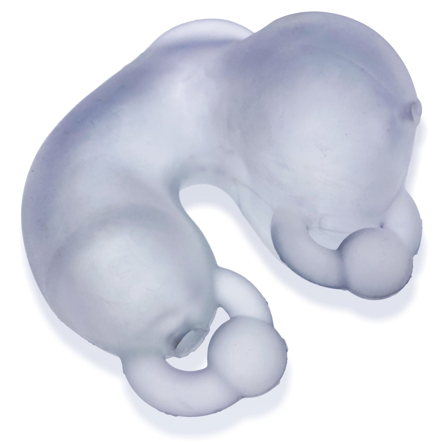 Oxballs Meatlocker Chastity - CLEAR ICE