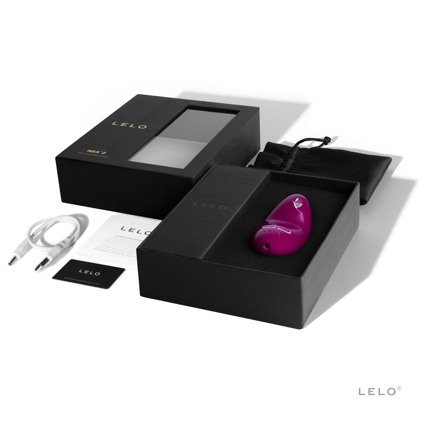 Lelo Nea 2 Rechargeable Vibrator - Deep Rose