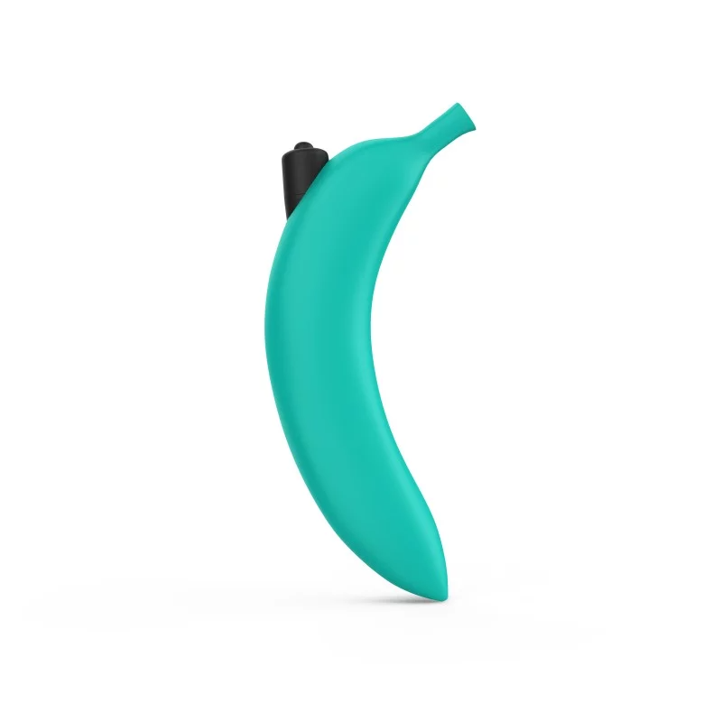 Love to Love Oh Oui Banana Vibrator - BLUE LAGOON