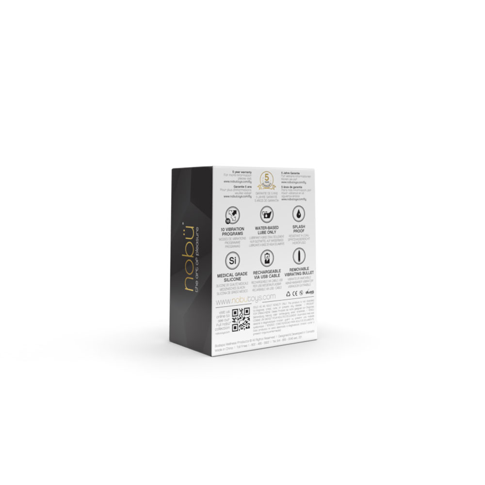 Nobu Onyx Rechargeable Cockring - Black