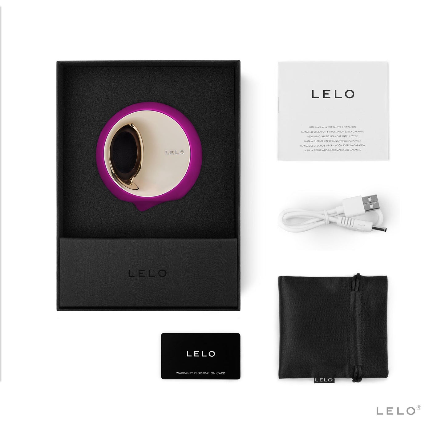 Lelo Ora 3 Oral Stimulator Deep Rose