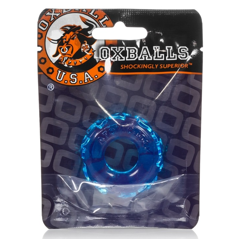 Oxballs Jelly Bean Cock Ring - Ice Blue