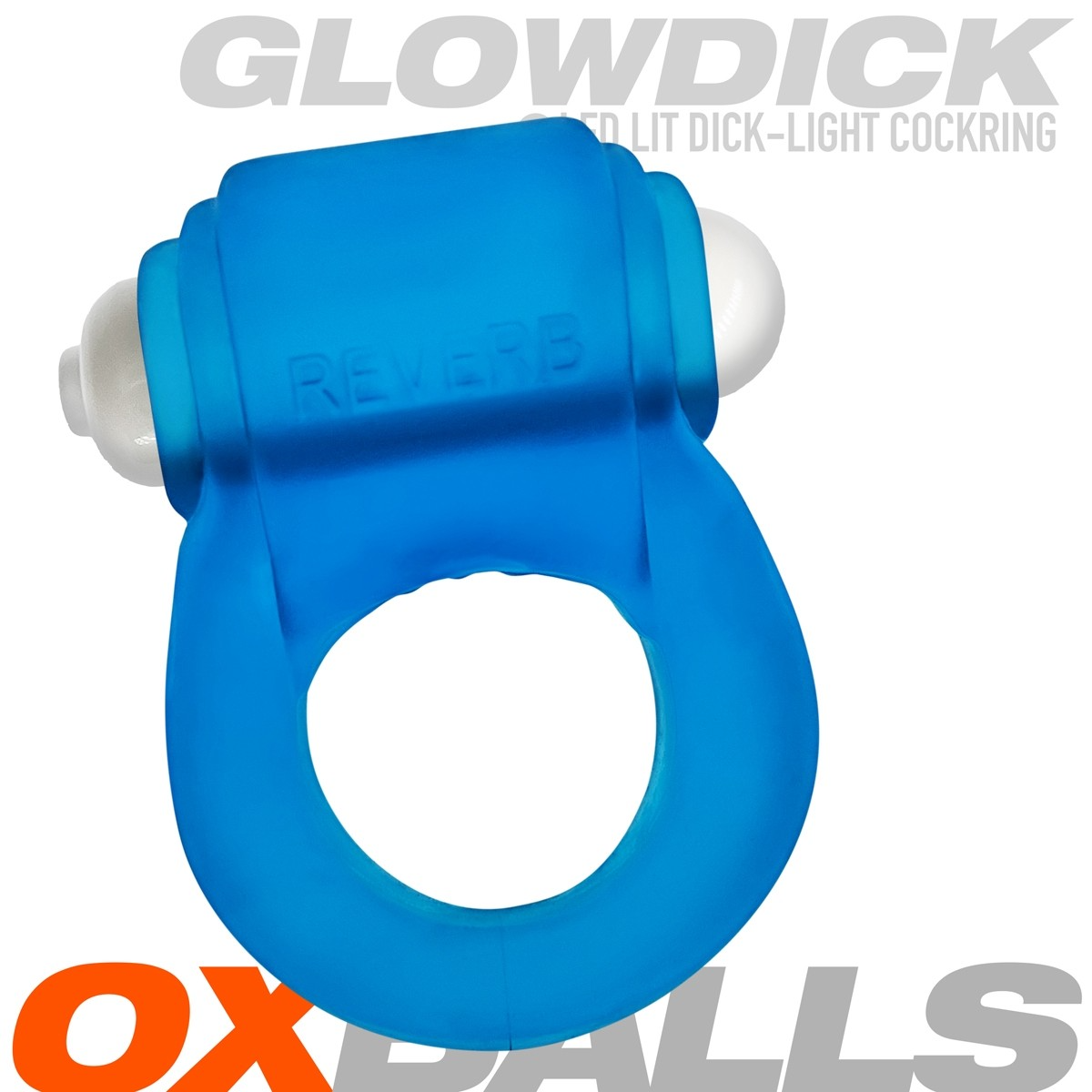 Oxballs Glowdick Cockring Blue Ice