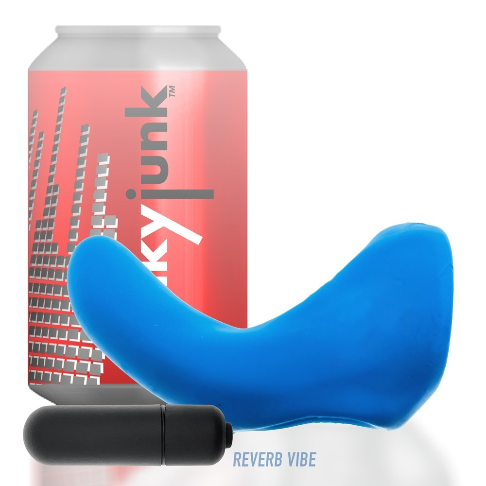 BUZZFUCK sling with taint vibe - TEAL ICE