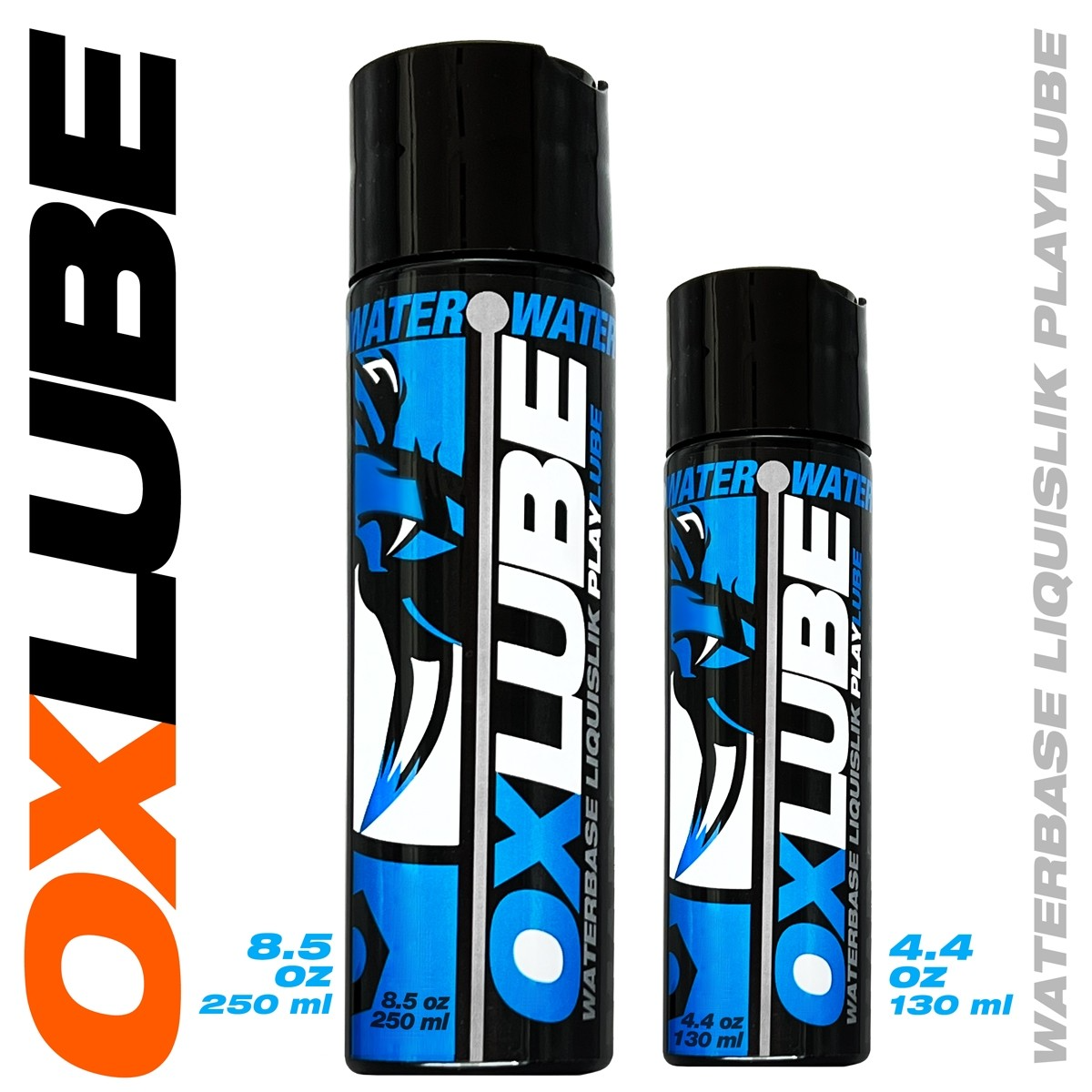 Oxballs Oxlube Waterbase Liquisilk Playlube 4.4 oz