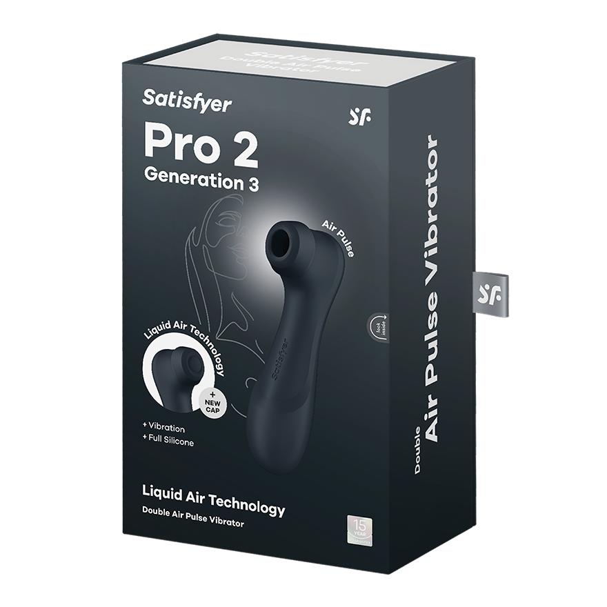 Satisfyer Pro 2 Gen 3 Clitoral Stimulator - Dark Grey