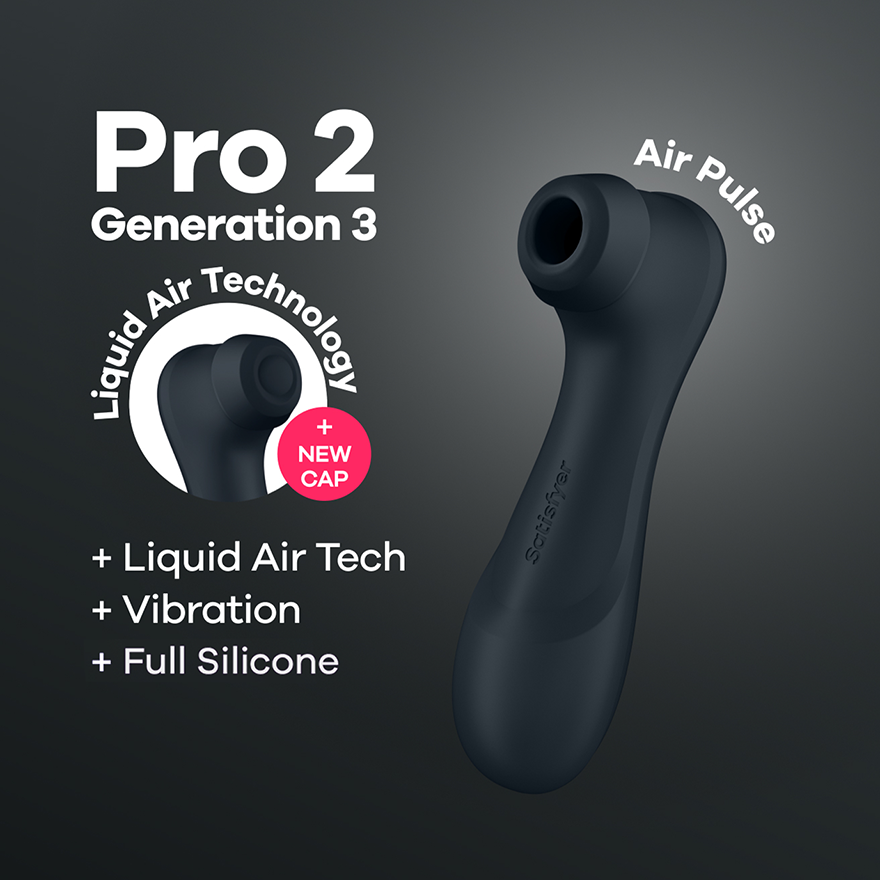Satisfyer Pro 2 Gen 3 Clitoral Stimulator - Dark Grey