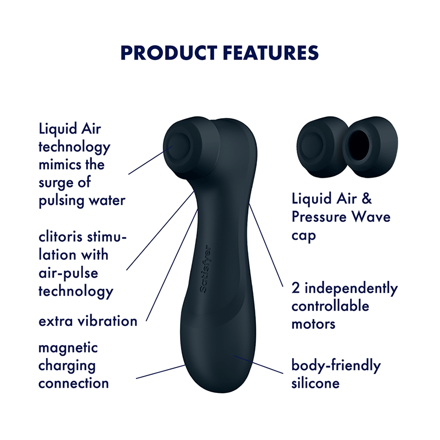 Satisfyer Pro 2 Gen 3 Clitoral Stimulator - Dark Grey