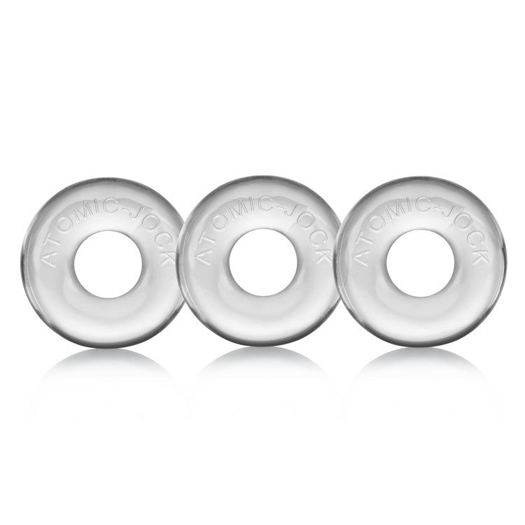 Oxballs Do-Nut Ringer 3 Pack - CLEAR