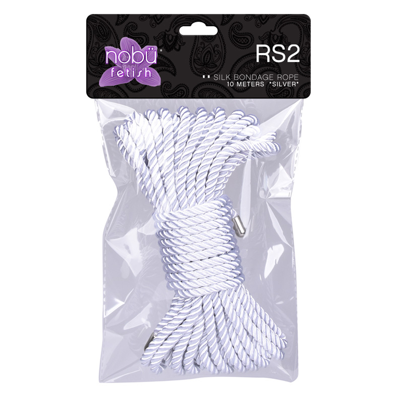 Nobu Silk Bondage Rope Silver - SILVER