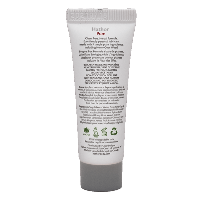 Hathor PURE Original Waterbased Lubricant 10ml