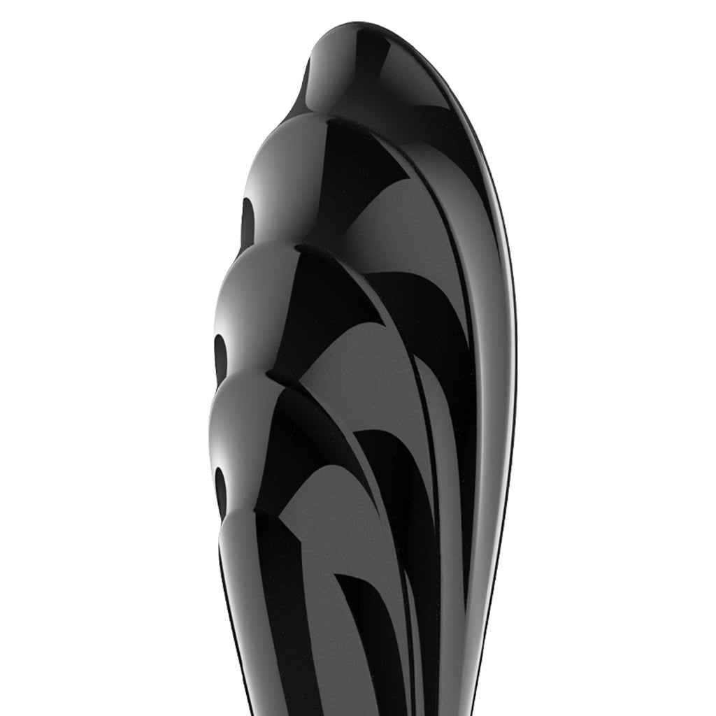Satisfyer Dazzling Crystal 1 Glass Dildo - Black