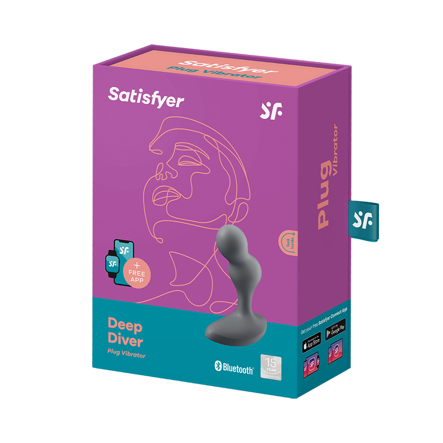 Satisfyer Deep Diver Connect App - Grey
