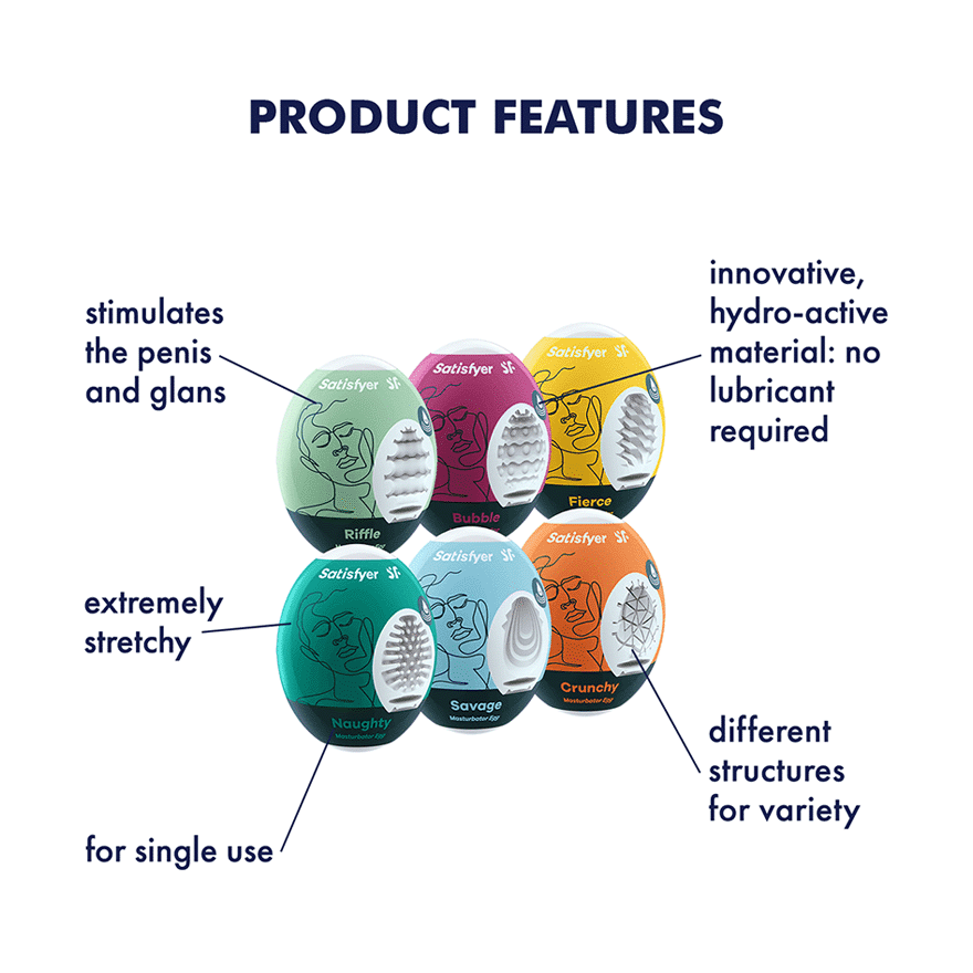 Satisfyer Masturbator 6er Set (Assorted) Assorted