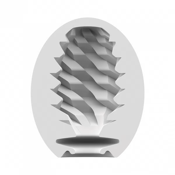 Satisfyer Masturbator Egg (Fierce) Yellow - Single