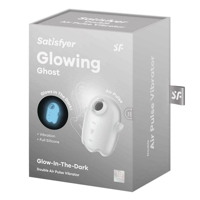 Satisfyer Glowing Ghost Air Pulse Vibrator - White