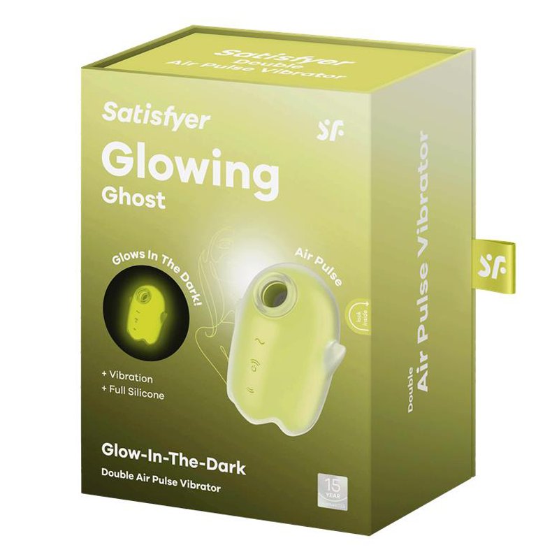 Satisfyer Glowing Ghost Air Pulse Vibrator - Yellow
