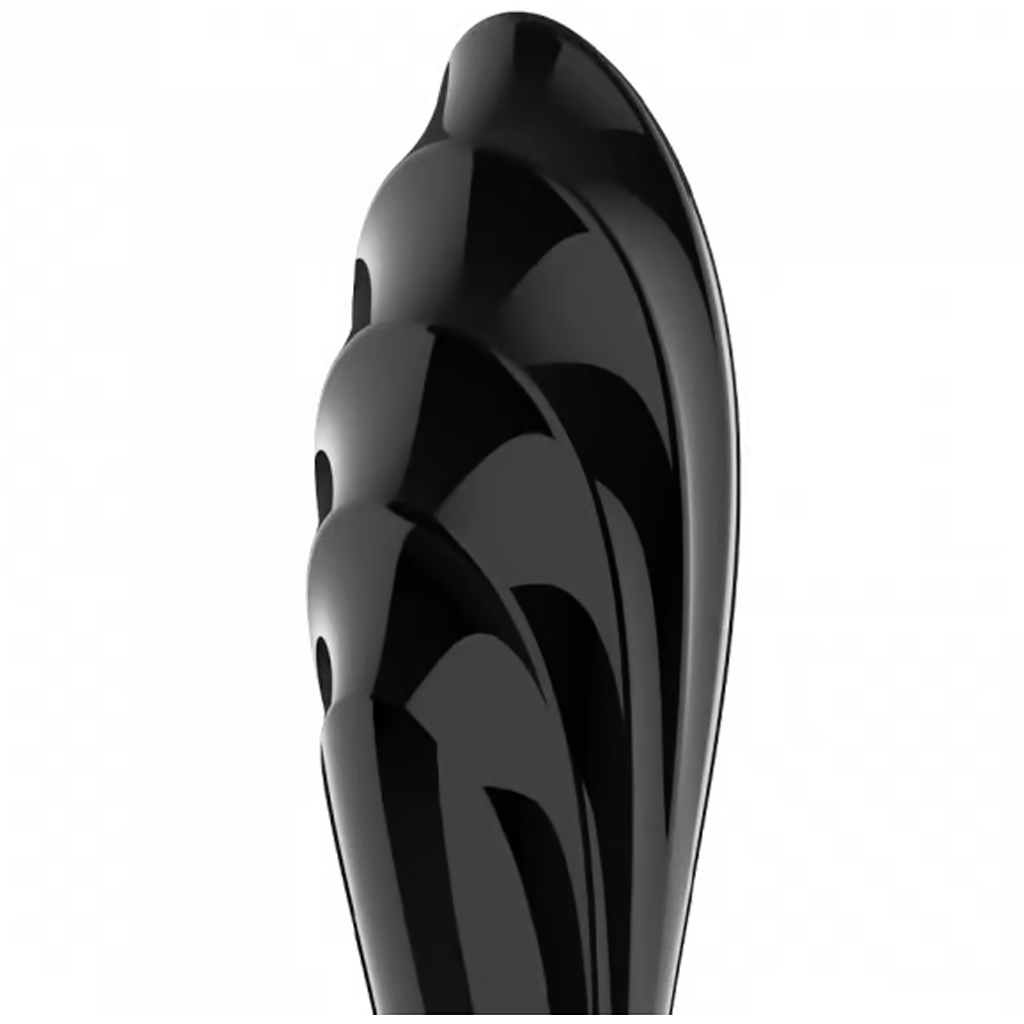 Satisfyer Dazzling Crystal 1 Glass Dildo - Black