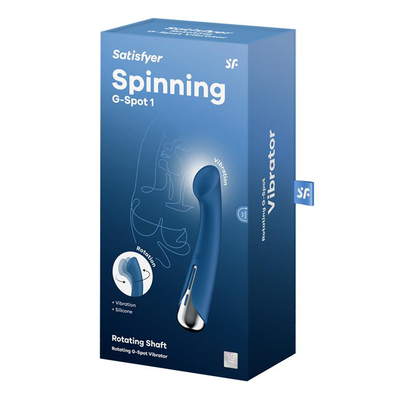 Satisfyer Spinning G-Spot 1 Rotating Vibrator - Blue