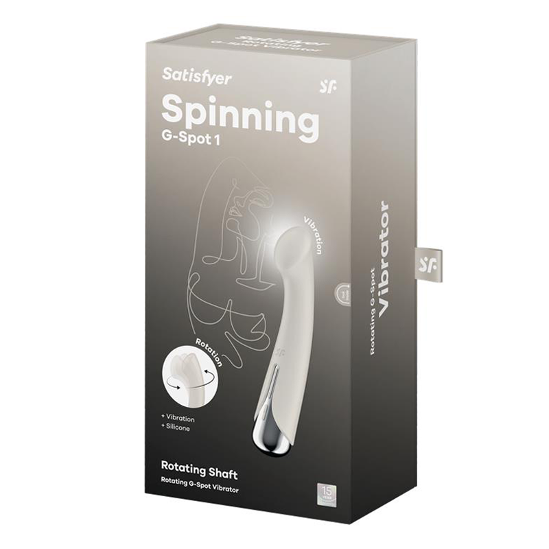 Satisfyer Spinning G-Spot 1 Rotating Vibrator - Beige