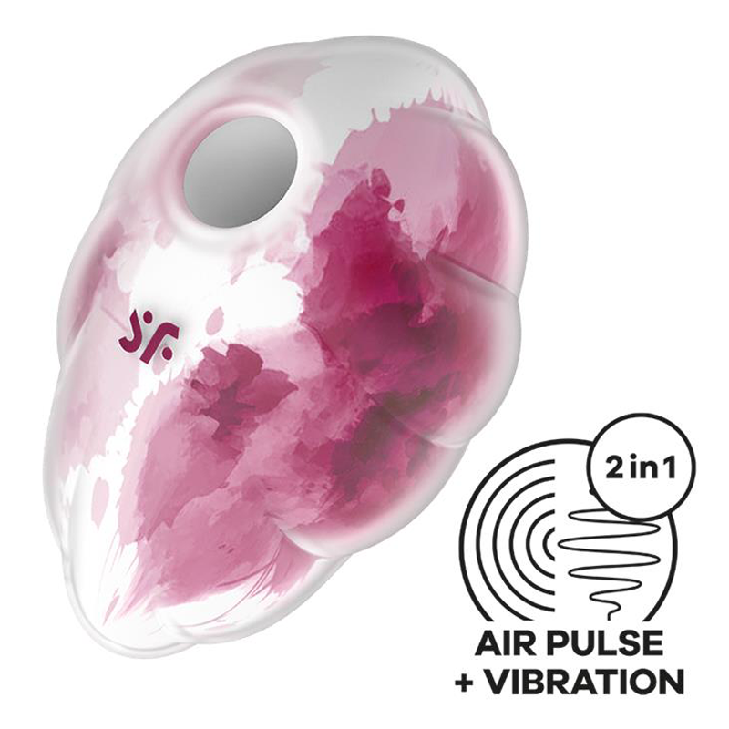 Satisfyer Cloud Dancer Air Pulse Vibrator Red