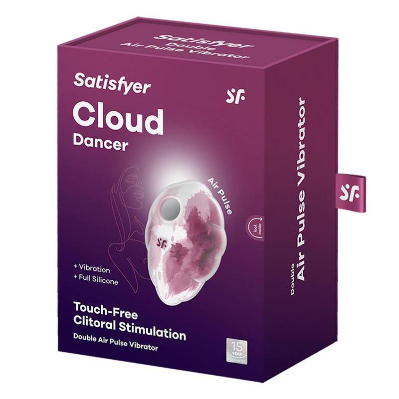 Satisfyer Cloud Dancer Air Pulse Vibrator Red