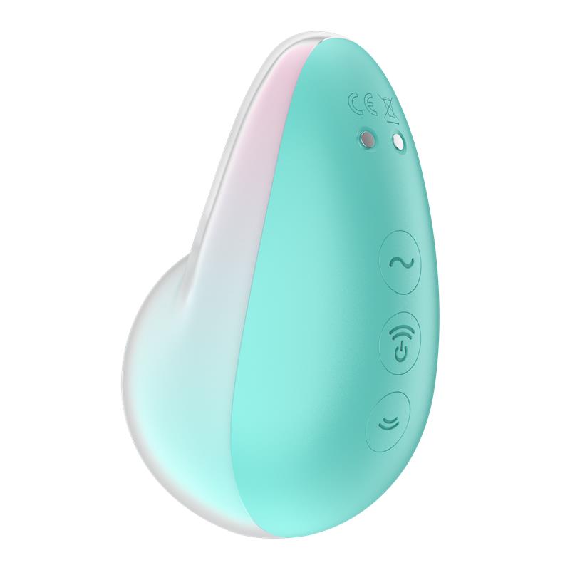 Satisfyer Pixie Dust Air Pulse Vibrator - Mint/Pink