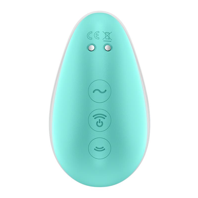 Satisfyer Pixie Dust Air Pulse Vibrator - Mint/Pink