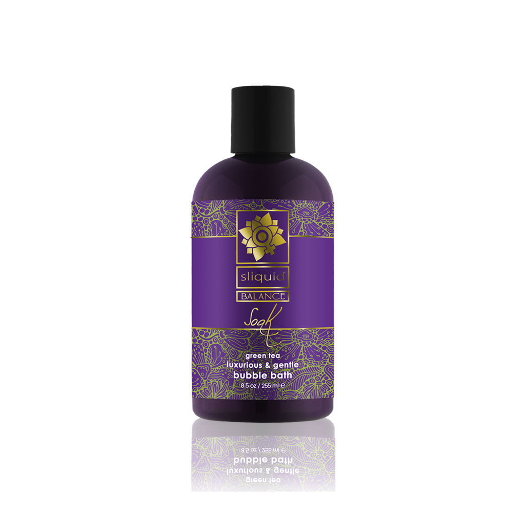 Sliquid Soak Green Tea Bubble Bath 8.5oz