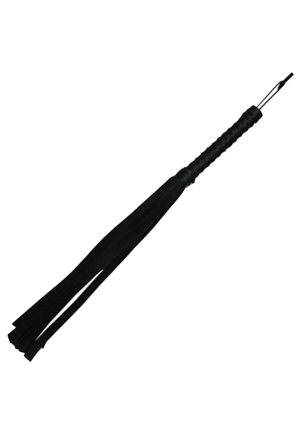 Sportsheets Black Faux Leather Flogger