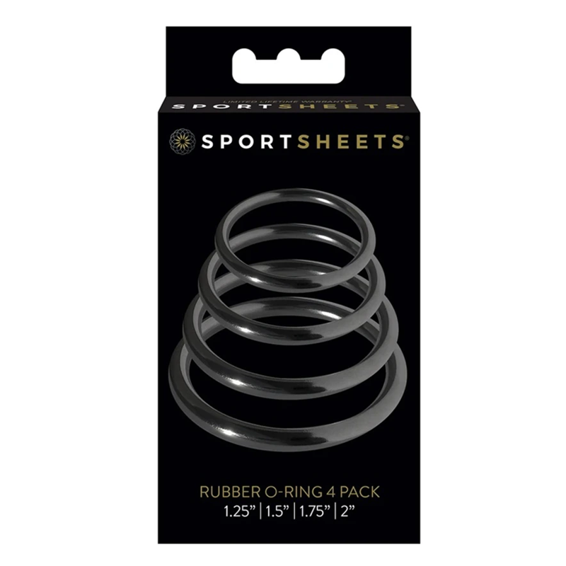 Sportsheets O-Rings Set - 4 Assorted Sizes