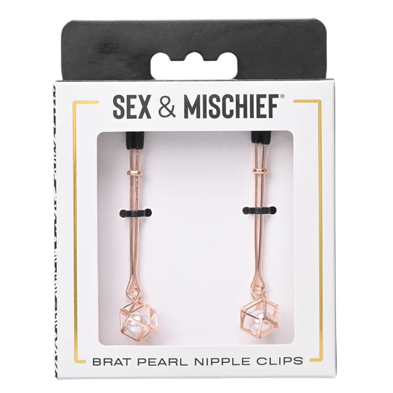 Sportsheets Brat Pearl Nipple Clips