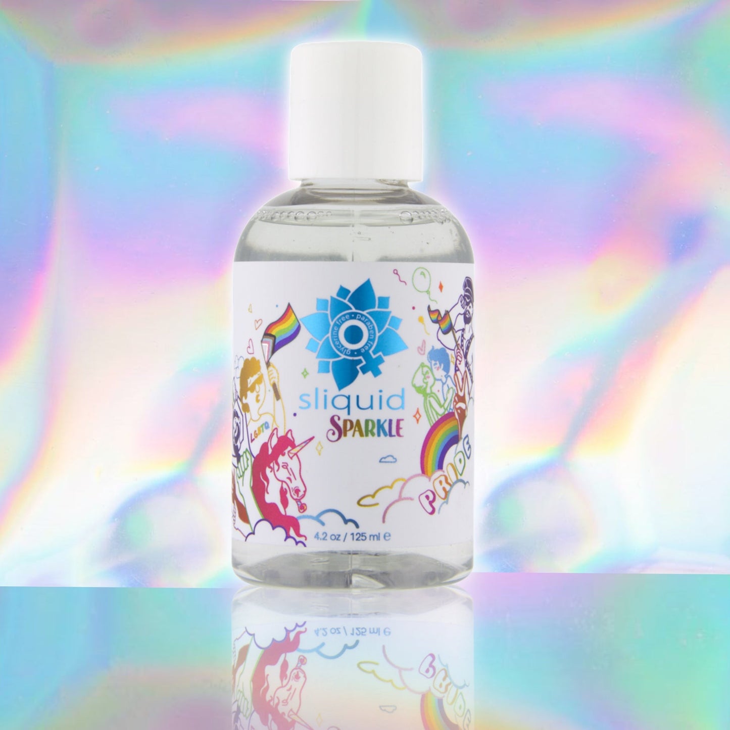 Sliquid Sparkle Pride Lube 4.2oz