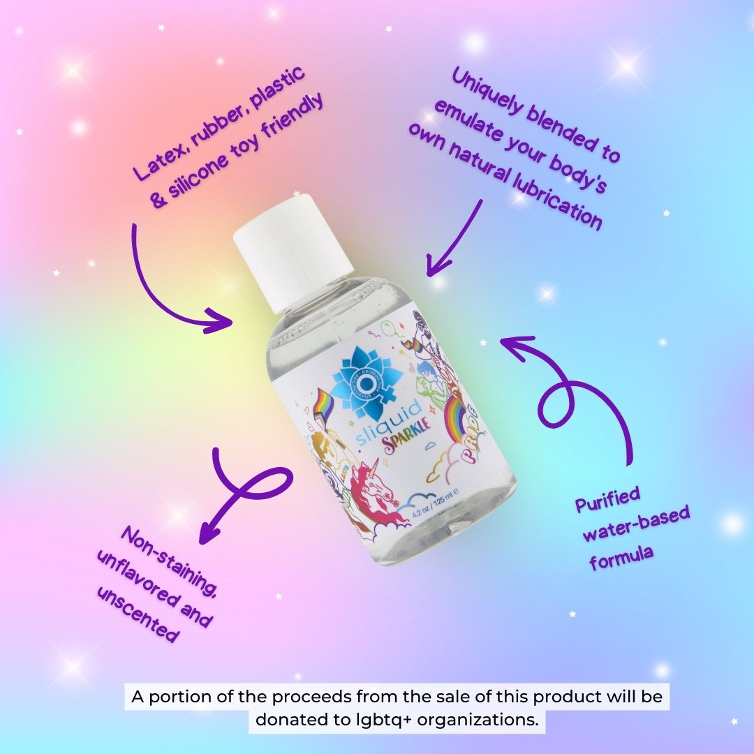 Sliquid Sparkle Pride Lube 4.2oz