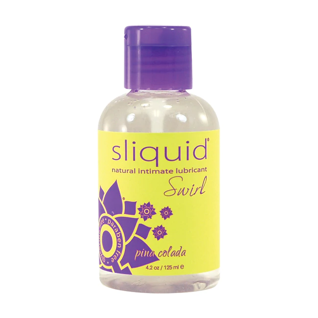 Sliquid Swirl Pina Colada Flavored Lubricant 4.2oz