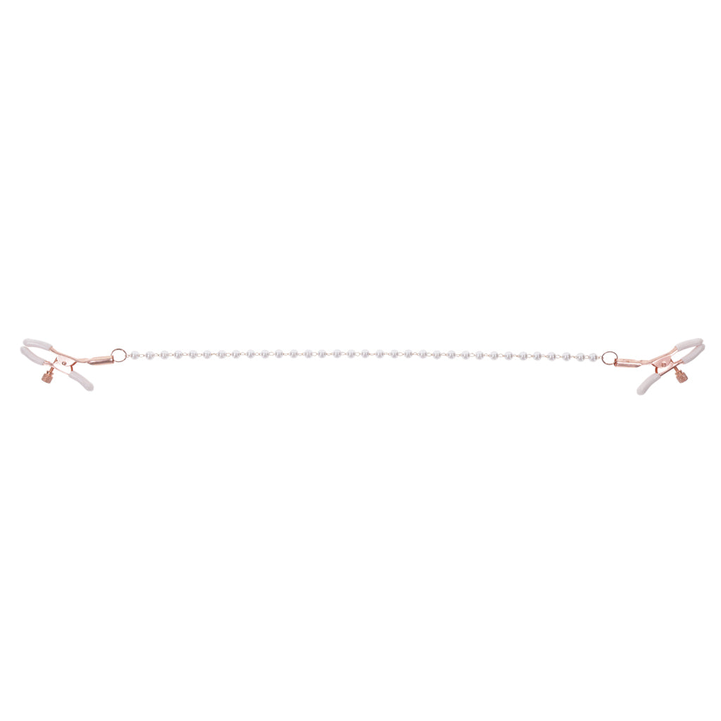 Sportsheets Sex & Mischief Peaches ‘n CreaMe Pearl Nipple Clamps