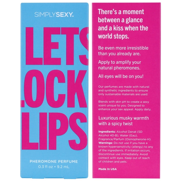 Simply Sexy Let's Lock Lips Pheromone Infused Perfume 0.3oz | 9.2mL