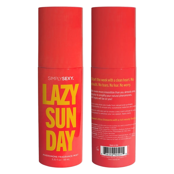 Simply Sexy Pheromone Body Mist Lazy Sunday - 3.35 floz | 99mL