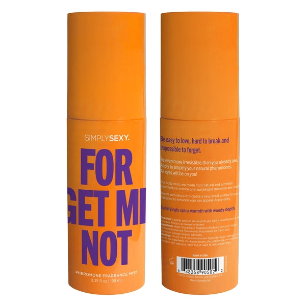 Simply Sexy Pheromone Body Mist Forget Me Not - 3.35 floz | 99mL
