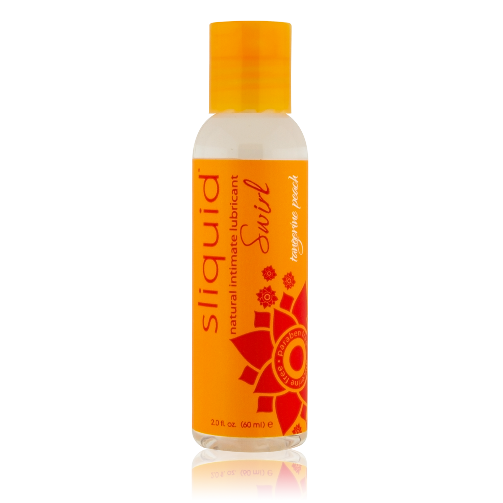 Sliquid Swirl Tangerine Peach Flavored Lubricant 2oz