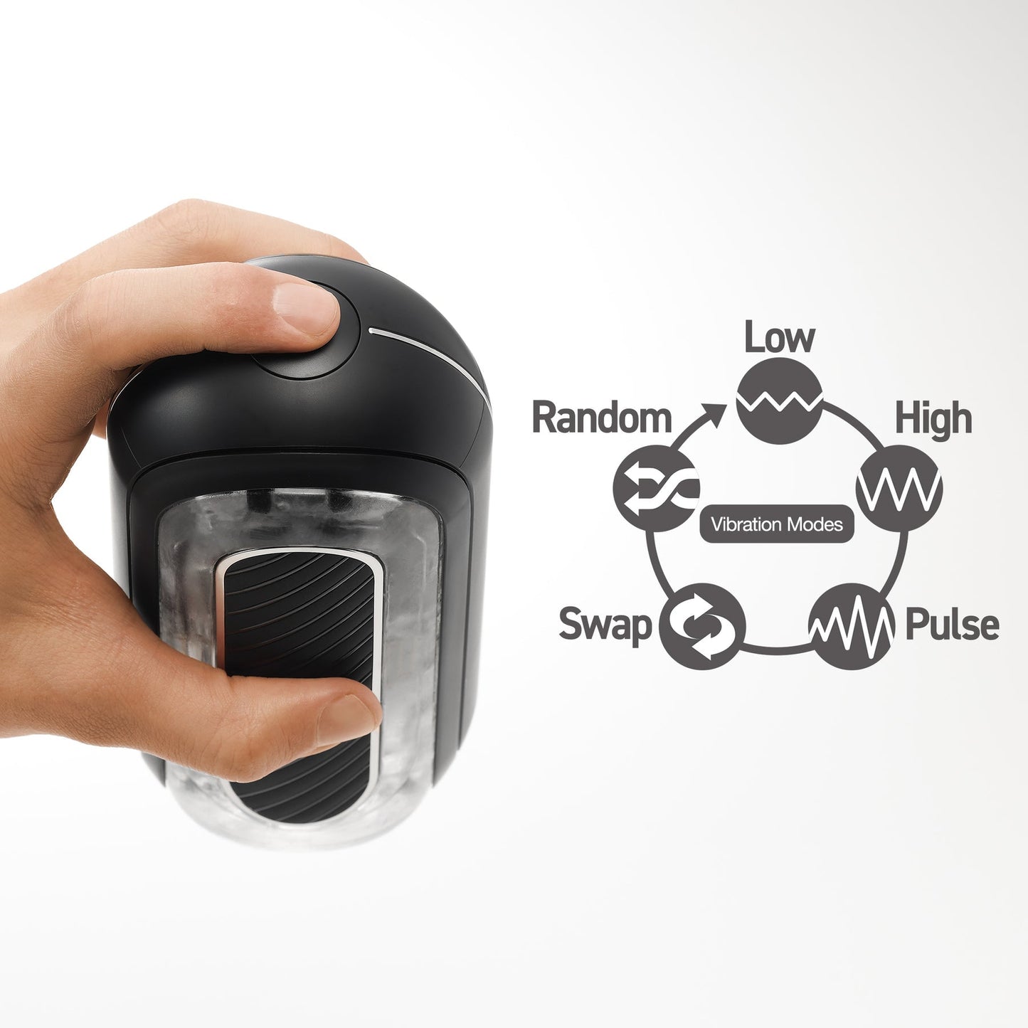 Tenga Flip Zero Gravity Electronic Vibration Black