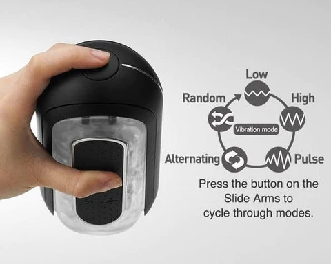 Tenga Flip Zero Electronic Vibration Masturbator - Black