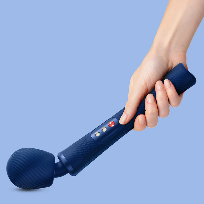 Fun Factory Vim Weighted Rumble Wand Massager Blue