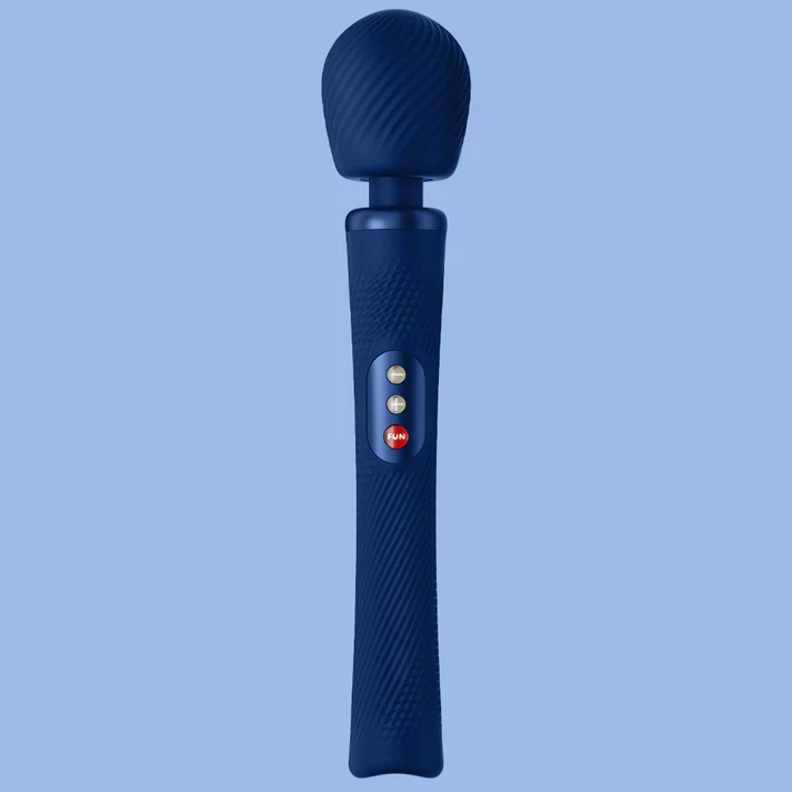 Fun Factory Vim Weighted Rumble Wand Massager Blue