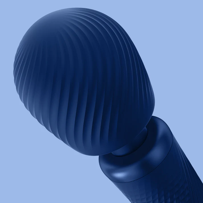 Fun Factory Vim Weighted Rumble Wand Massager Blue